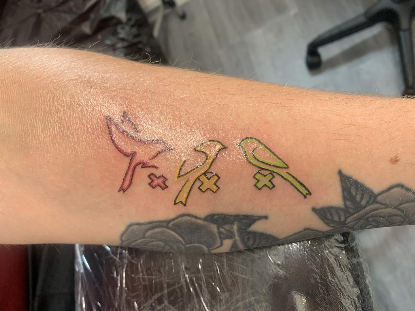 Minimalist script fine line tattoo by Ink By LOLO Southport