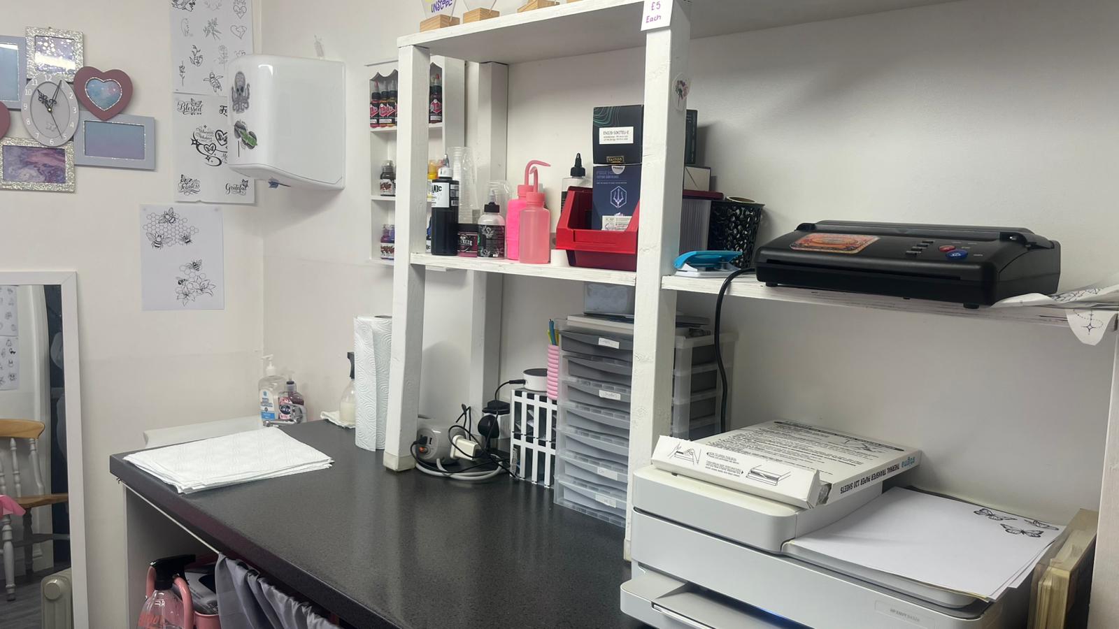 Ink By LOLO professional tattoo studio interior Ainsdale Southport